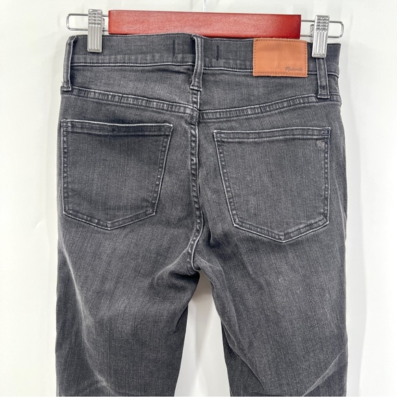 MADEWELL Woman's Black 9" High Rise Skinny Jeans Size 26 - Picture 5 of 13